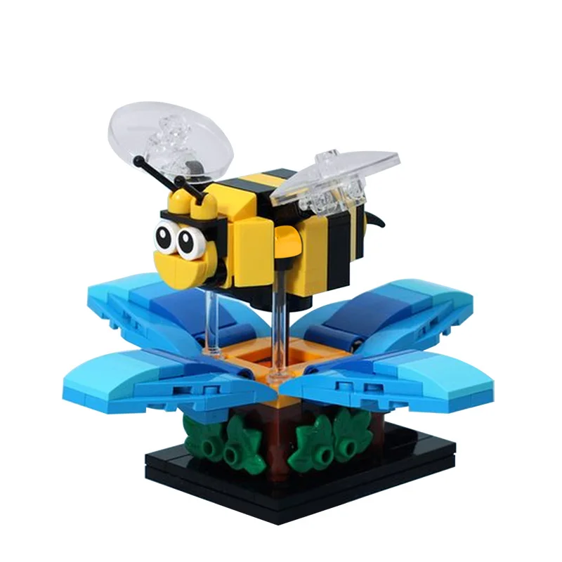 Конструктор MOC Friends пчелиная пыльца усердные строительные блоки Обучающие