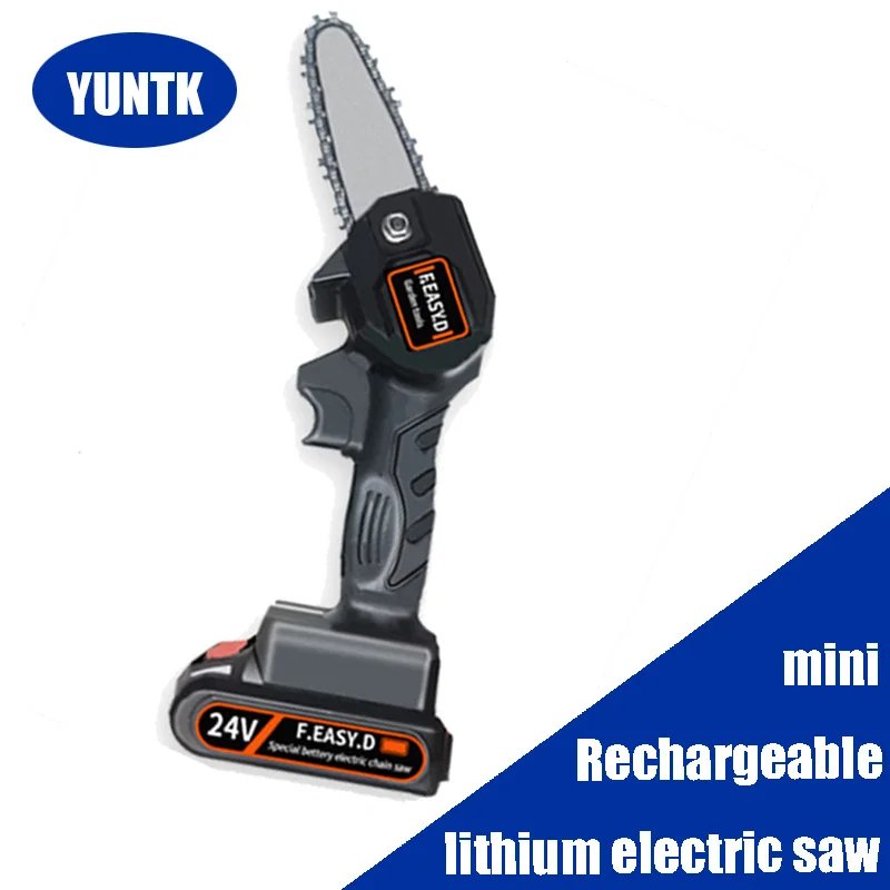 

Mini Saw Electric power Tools Chainsaw rechargeable saw For Garden Trimming sawing wood With Lithium Battery One-Handed