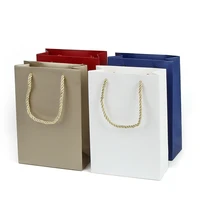 new paper bag color like open top gift box gift box paper processing gift bag wholesale