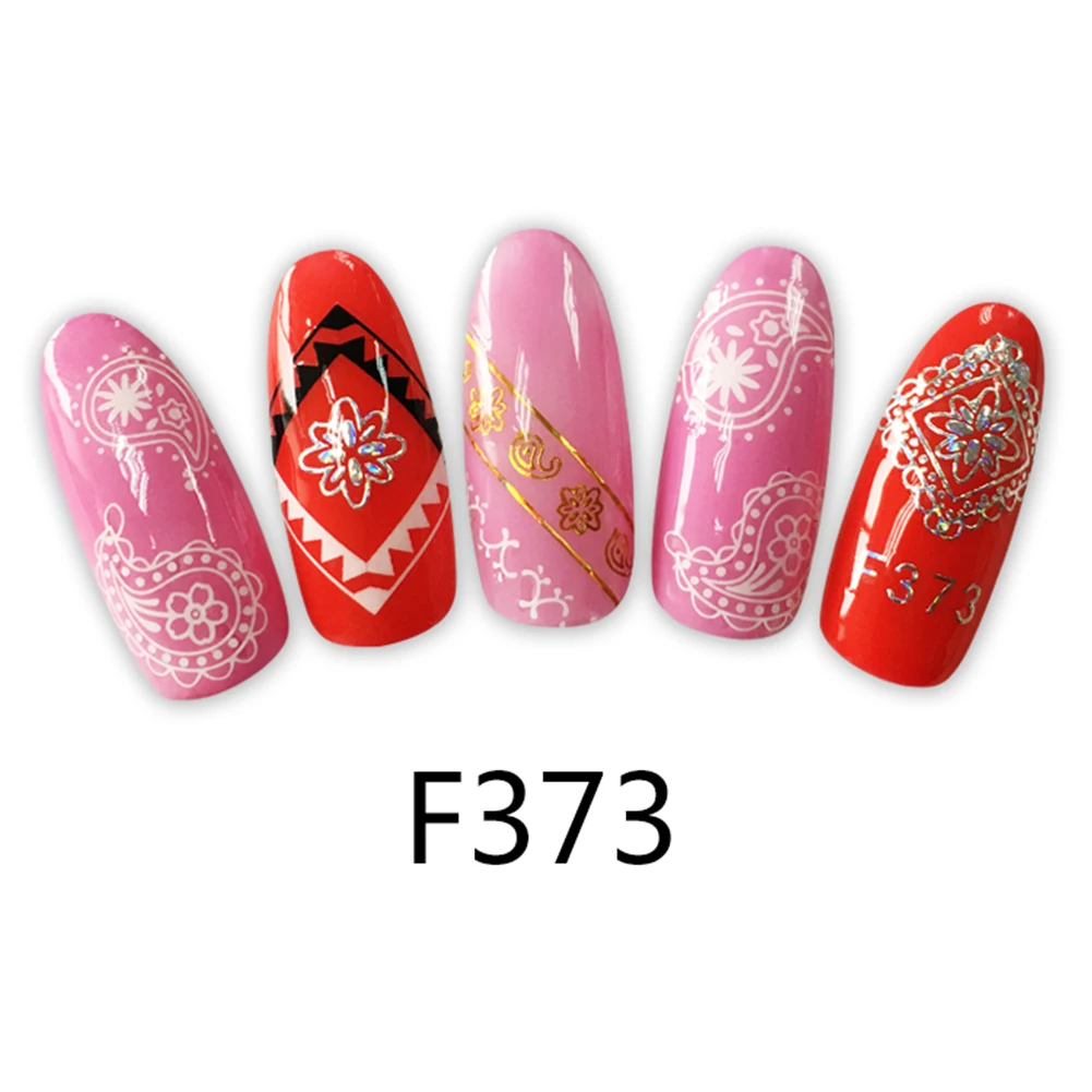 Изысканные наклейки для дизайна ногтей стикеры салона красоты самостоятельного