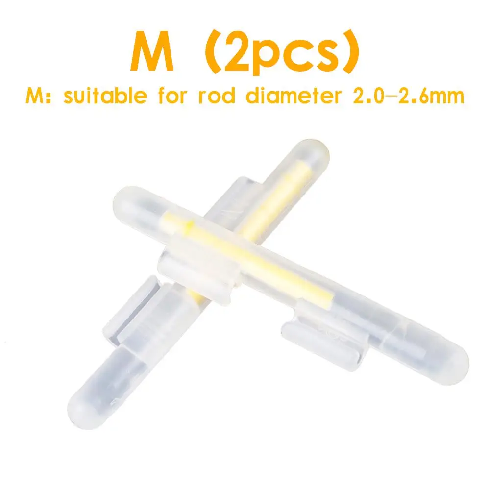 Флуоресцентные темные 2 шт рыболовные палки светящиеся в палочках