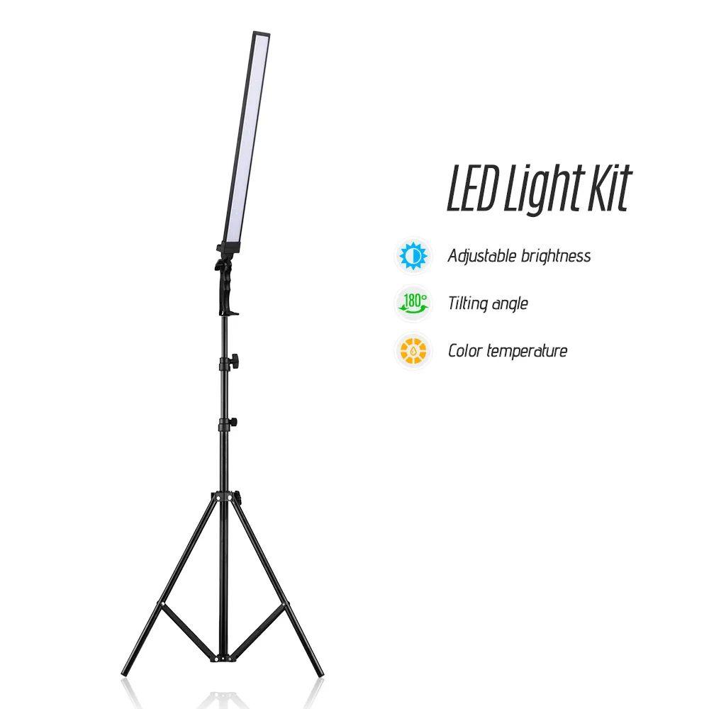 Andoer LED Lighting Kit 5500K CRI 85 90Pcs 30W Beads Dimmable Photography Ring Light for YouTube Studio | Электроника