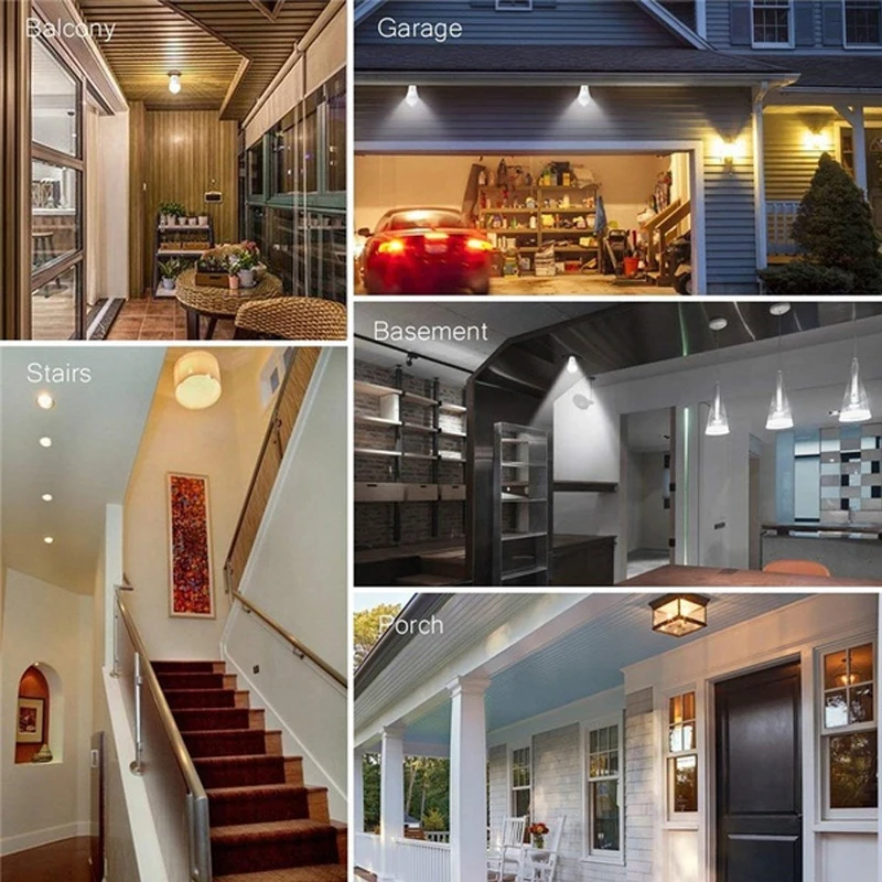 

LED IR Sound Motion Sensor Bulb Light E27 7/9W White Lamp Energy Saving Light Smart Voice Control Lamp Stair Hallway Nightlight