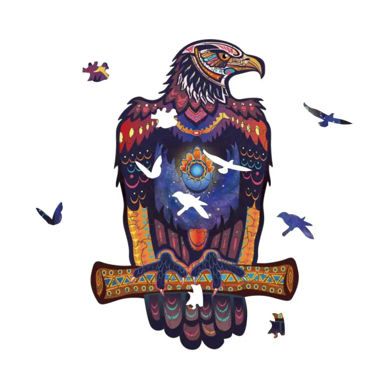 

3D Wooden Animal Puzzles Wooden Puzzle For Adults Children Jigsaw Puzzles Mysterious Rabbit Puzzle Christmas Gift Dropshipping