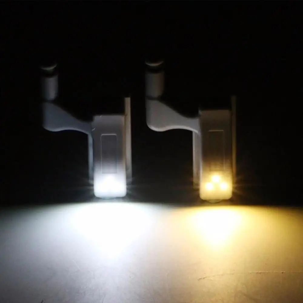 

Universal LED Under Cabinet Light Wardrobe Closet Inner Hinge Night Light Lamp For Cupboard Closet Kitchen Bedroom Door Lamp