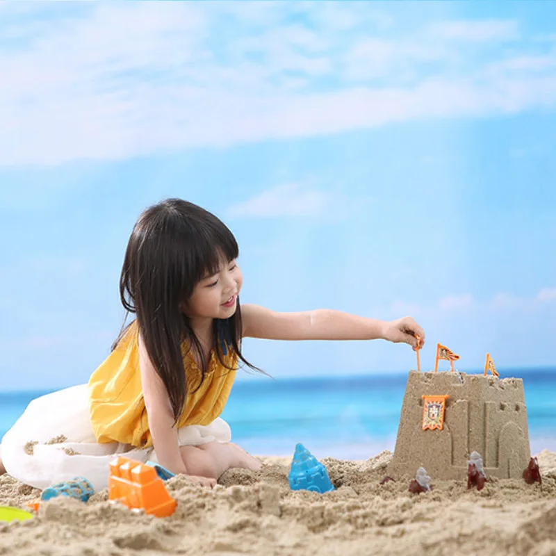 25 шт. Xiaomi Mijia Bravokids пляжные игрушки песочный замок чайник режим Лопата ведро с ящиком для хранения силиконовые игрушки для 3+ детей