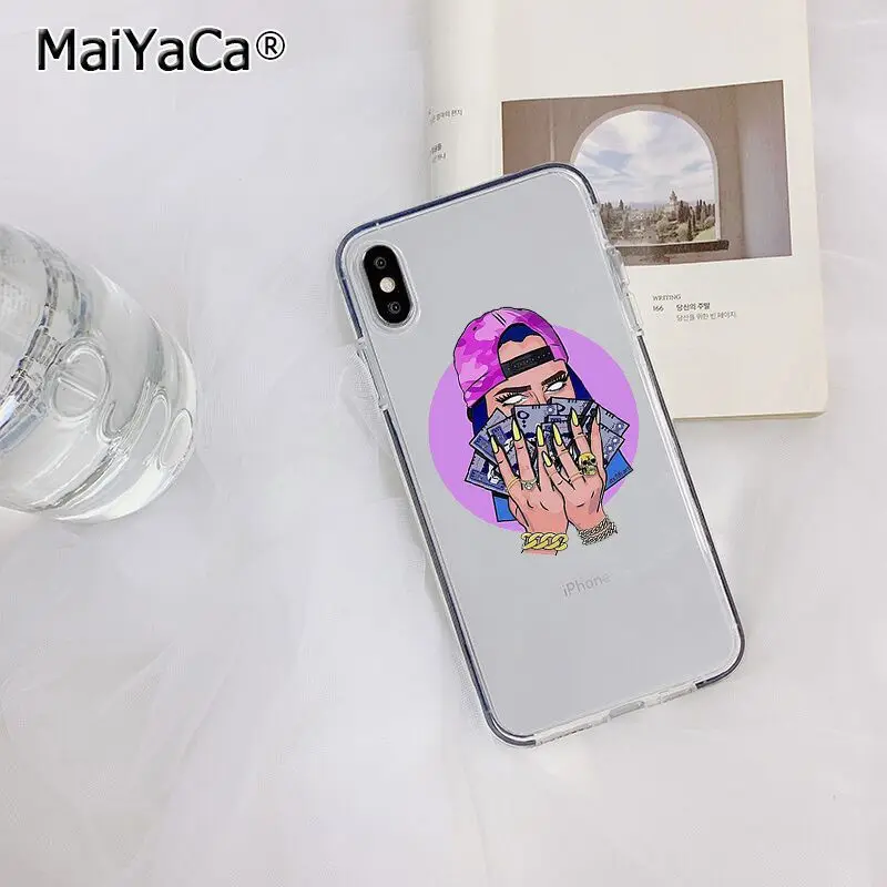 MaiYaCa Розовый сделать деньги не друзья каш черная голова девушка чехол для телефона для Apple iphone 11 pro 8 7 66S Plus X XS MAX 5S SE XR