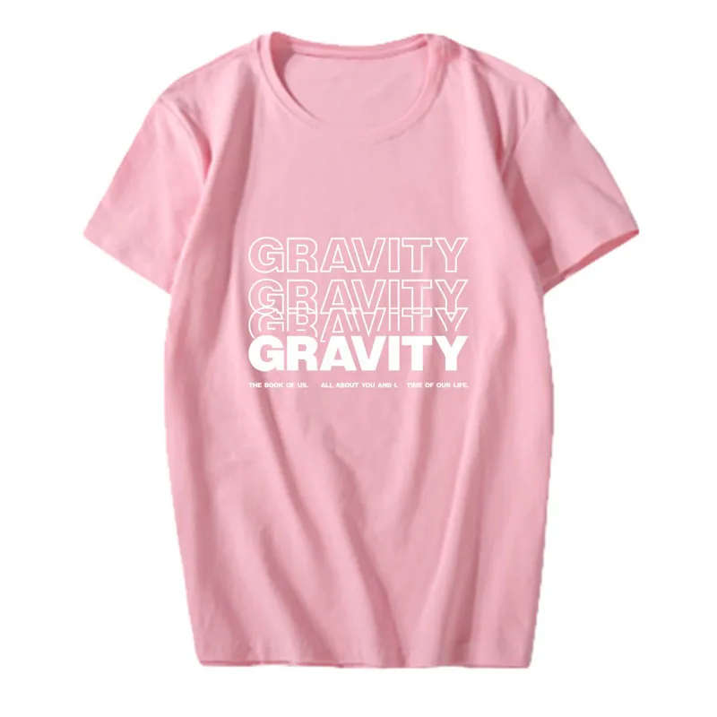 Новинка Футболка KPOP DAY6 WORLD TOUR GRAVITY концерт Повседневная футболка унисекс с