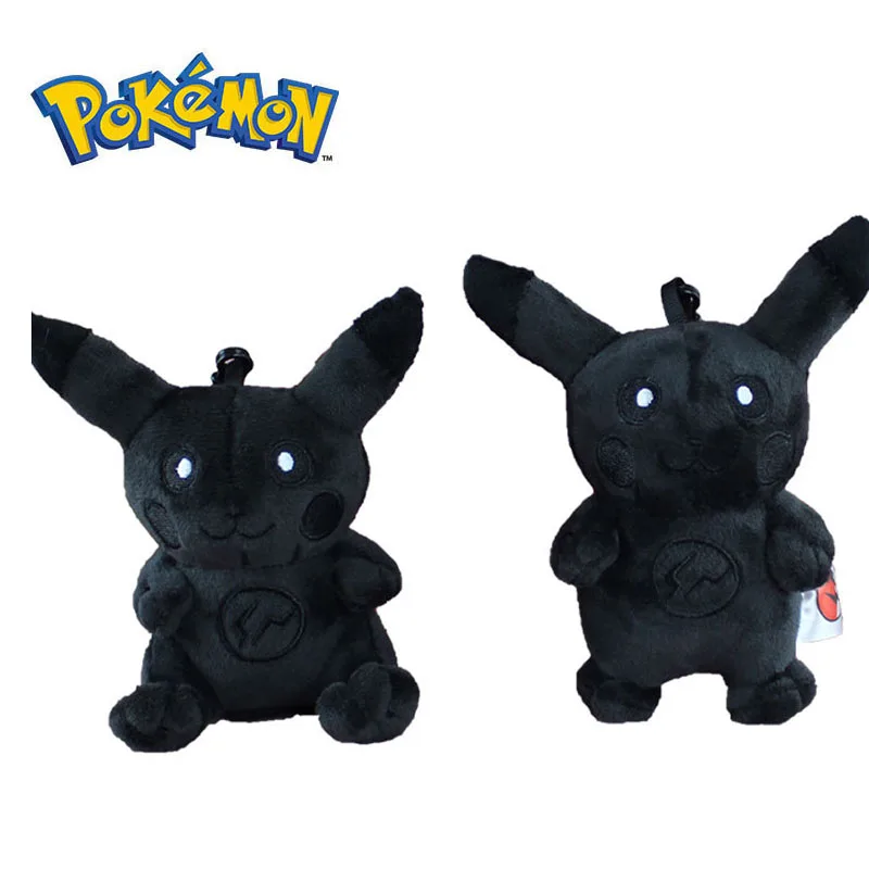 Takara Tomy Покемон Темный Черный Пикачу плюшевая игрушка брелок плюшевые куклы