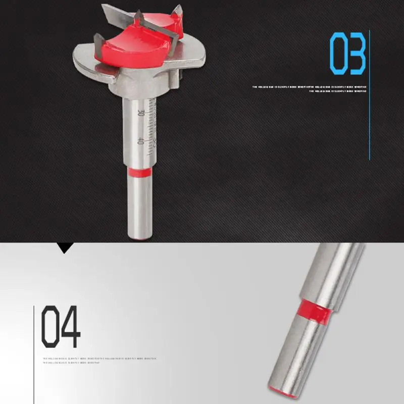 35 мм Форстнер шнек сверло деревообрабатывающий шкаф петля отверстие открывалка