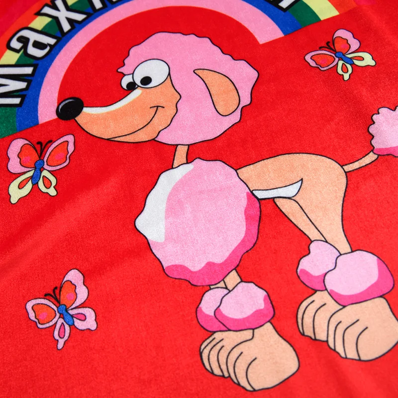 

Female Summer New O-Neck Res T-Shirts Women Fashion Letter Cartoon Dog Print Cute Tops Casual Loose Slim Short Sleeve Z1051