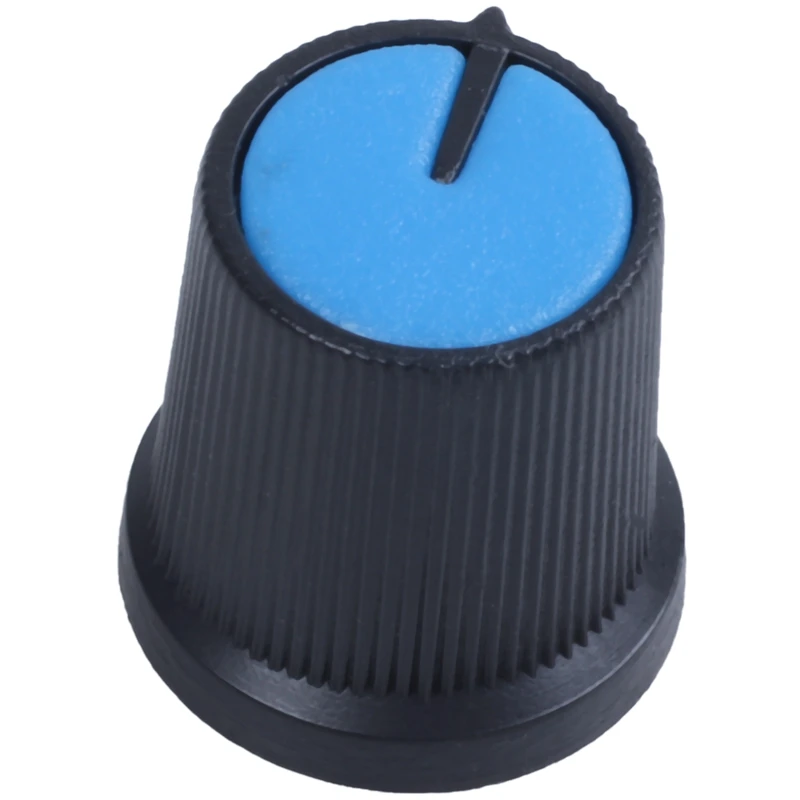 30 шт. пластик 6 мм в диаметре кнопки управления и поворотный потенциометр черный