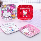 Мультяшная кухонная тарелка Hellokitty игрушки для девочки подарок 14*14 см модный стиль кухонный инструмент игрушка