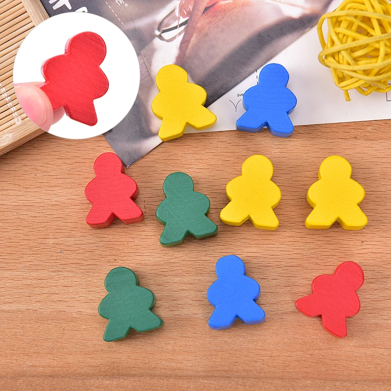 Деревянные шахматы стандартного размера для Meeple Carcassonne 30 шт. аксессуары