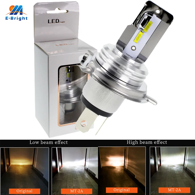 YM E-Bright светодиодный csp мотоциклетный налобный фонарь H4 1860 M2A дальний/ближний свет