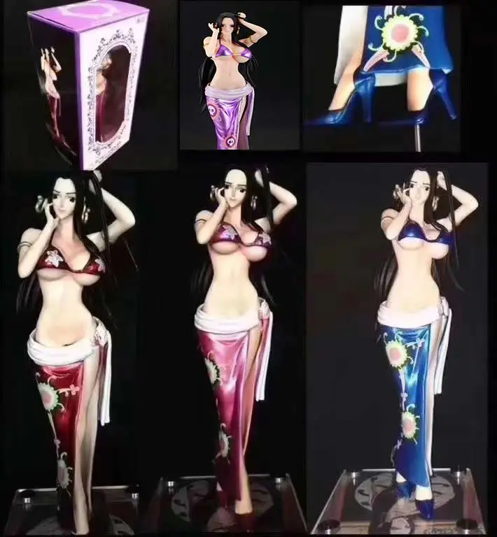 Anime Figures 35cm One Piece Boa Hancock Red blue purple PVC Action Figure Model Collection Toys Gift | Игрушки и хобби