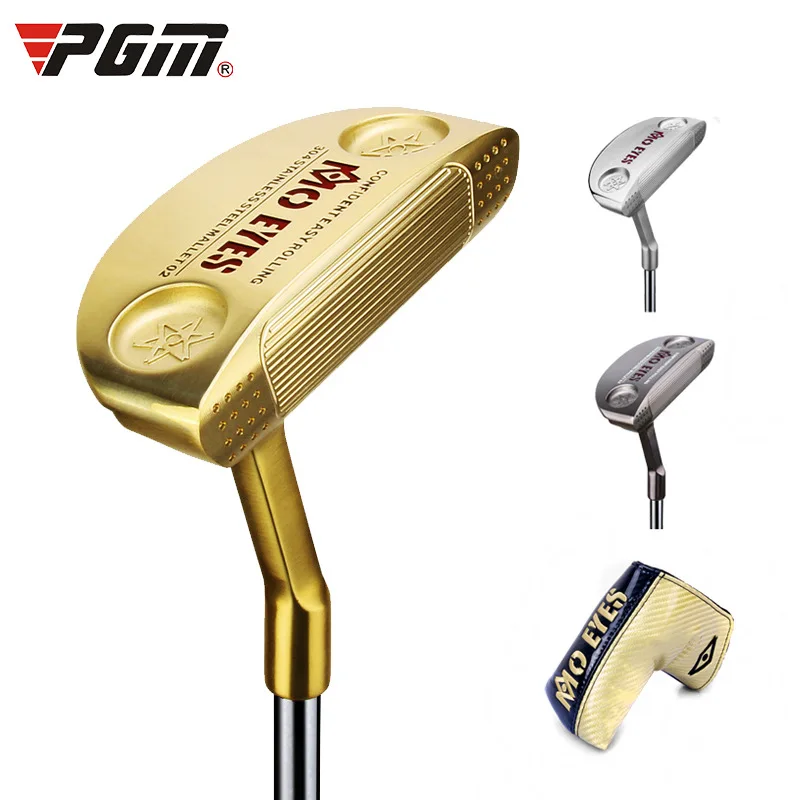 

PGM MO EYES Golf putter Authentic Driver Golf Men's Club Blue/Gold Putter with Line of Sight Large Grip Hitting Stability TUG021