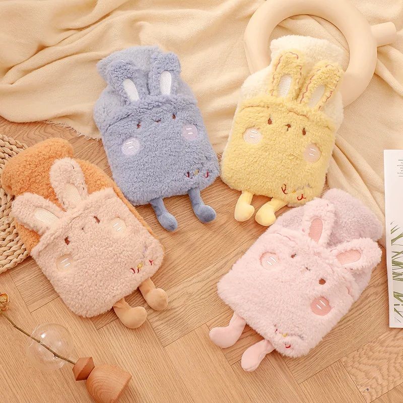 

Мультяшная плюшевая бутылка для горячей воды для осени и зимы, для студентов, уличные согревающие товары, портативный ручной подогреватель ...