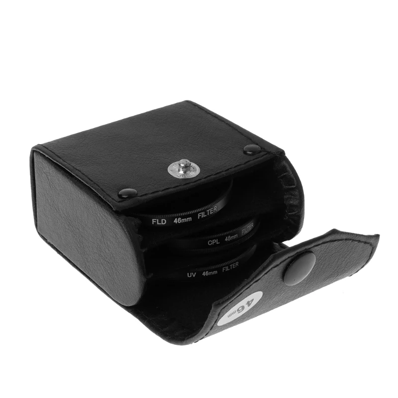 

Camera Accessories 46mm UV / FLD / CPL Multi-Coated Glass Filter Lens + Case Set G2AC