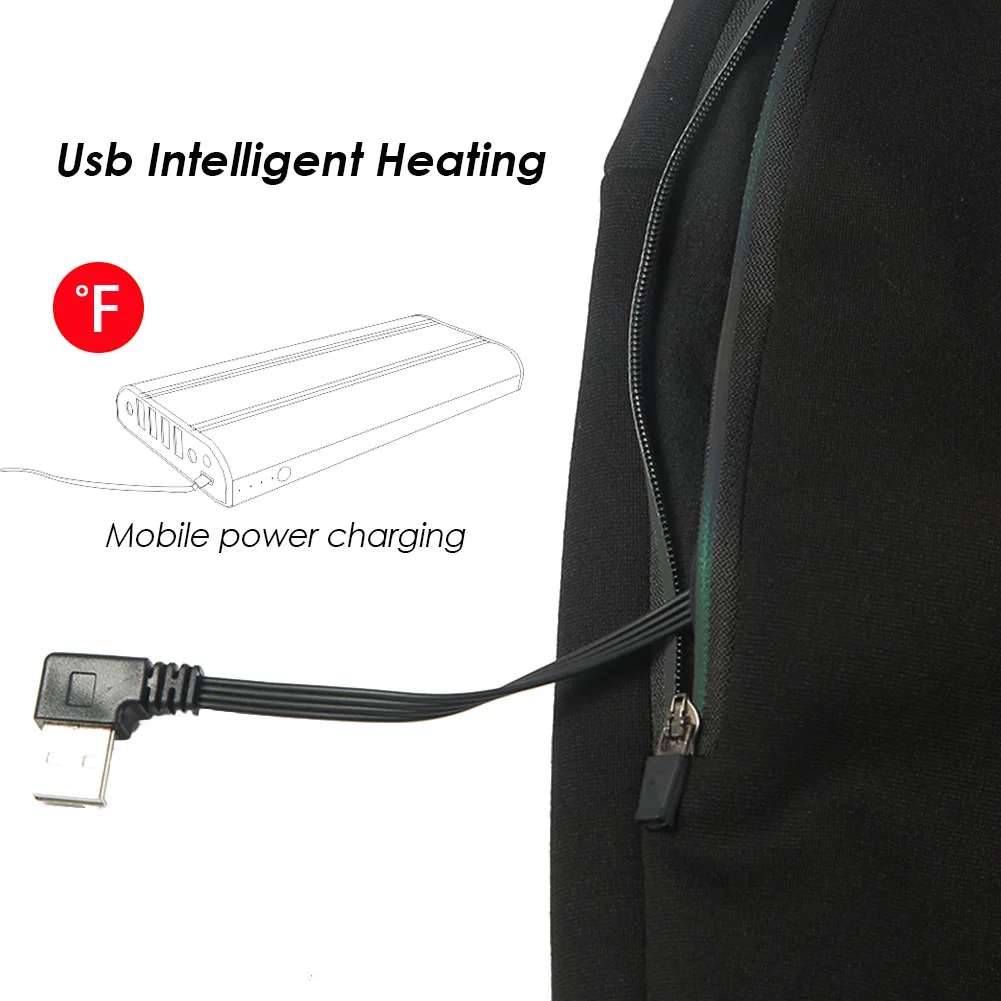 Подогрев теплые штаны Для мужчин Для женщин USB подогревом база Слои Брюки утепленные HeatedUnderwear для кемпинга Пеший Туризм зимой на открытом воздухе