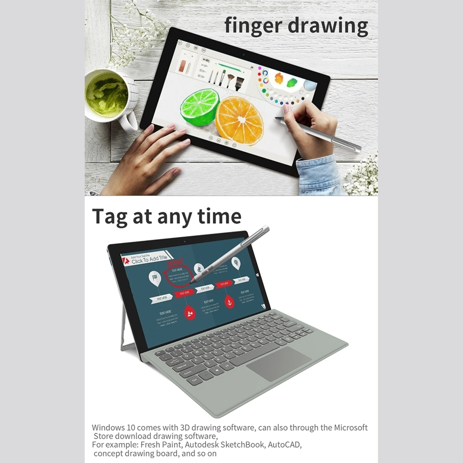 Оригинальный Jumper Ezpad GO Планшетный ПК 11 6 дюймов ГБ 128 Windows 10 Intel Celeron N4120