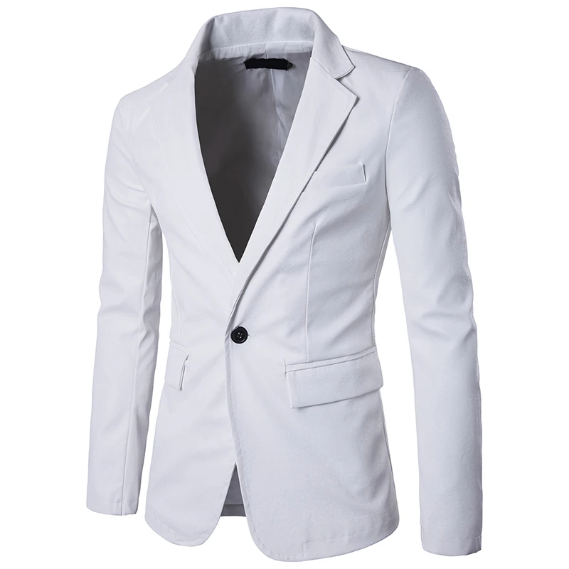 

Japanese and Korean fashion men's new high-quality single button jacket blazer
