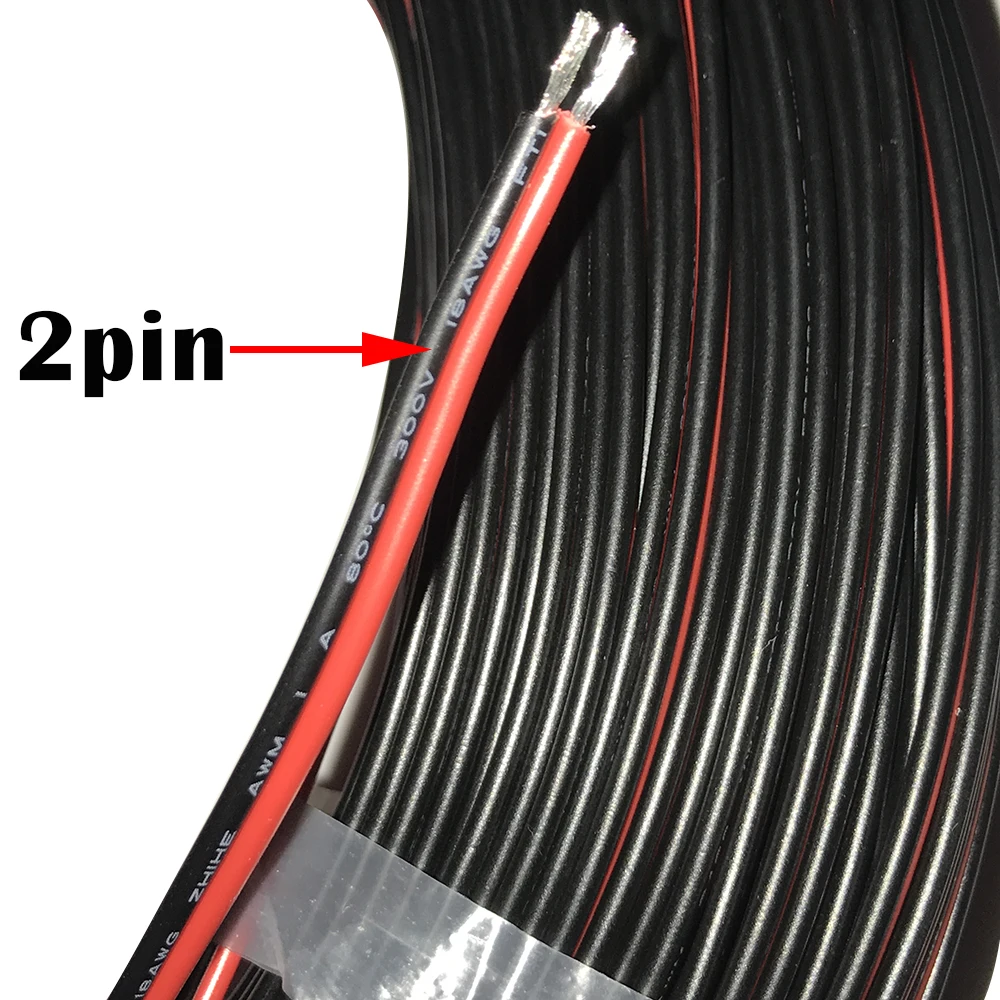 2 м UL2468 Изолированная Луженая Медь 18AWG контактный кабель 300 В ПВХ изолированный