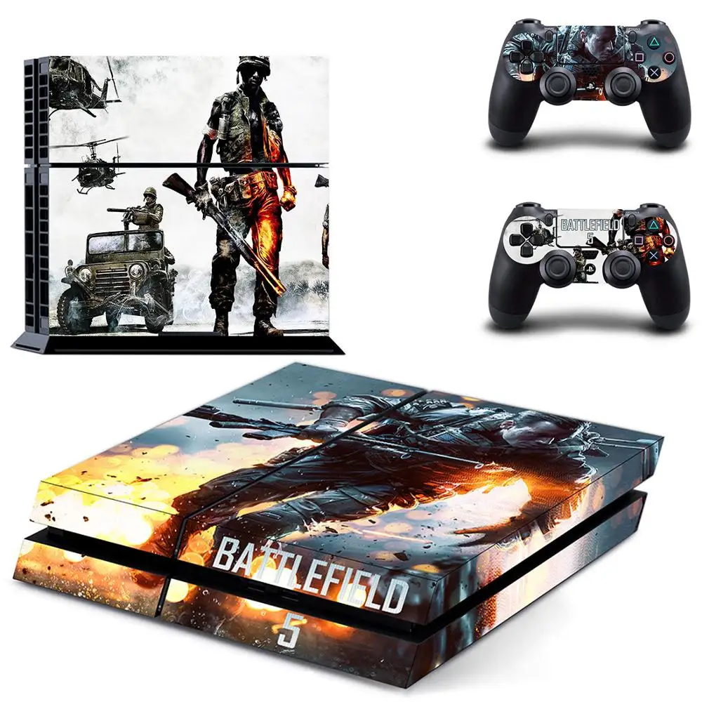 Игровая станция 4 наклейка s Battlefield 5 Виниловая для PS4 PS наклейки Pegatinas консоли