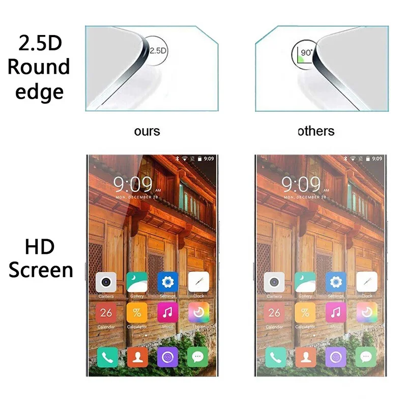 Закаленное стекло Для Doogee X10 X11 X20 X20L X30 X30L X60L X70 X80 защитная Пленка X50 X53 X55 X5 Max 2 шт. |