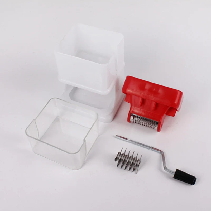 Горячая овощерезка резак спиральная мясо имбирь чеснок зернистости раздача