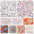 500 грамм 7 мм буквы круглые акриловые бусины с плоским Алфавит Свободные Spacer Бусины Для для изготовления украшений вручную браслетов или бус своими руками