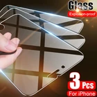 3 шт. защита для экрана из закаленного стекла для iPhone 7, 8, 6, 6S, Plus, iPhone 11 7 5 5S SE 2020, Защитное стекло для экрана для iPhone 11 Pro Max X XS Max XR