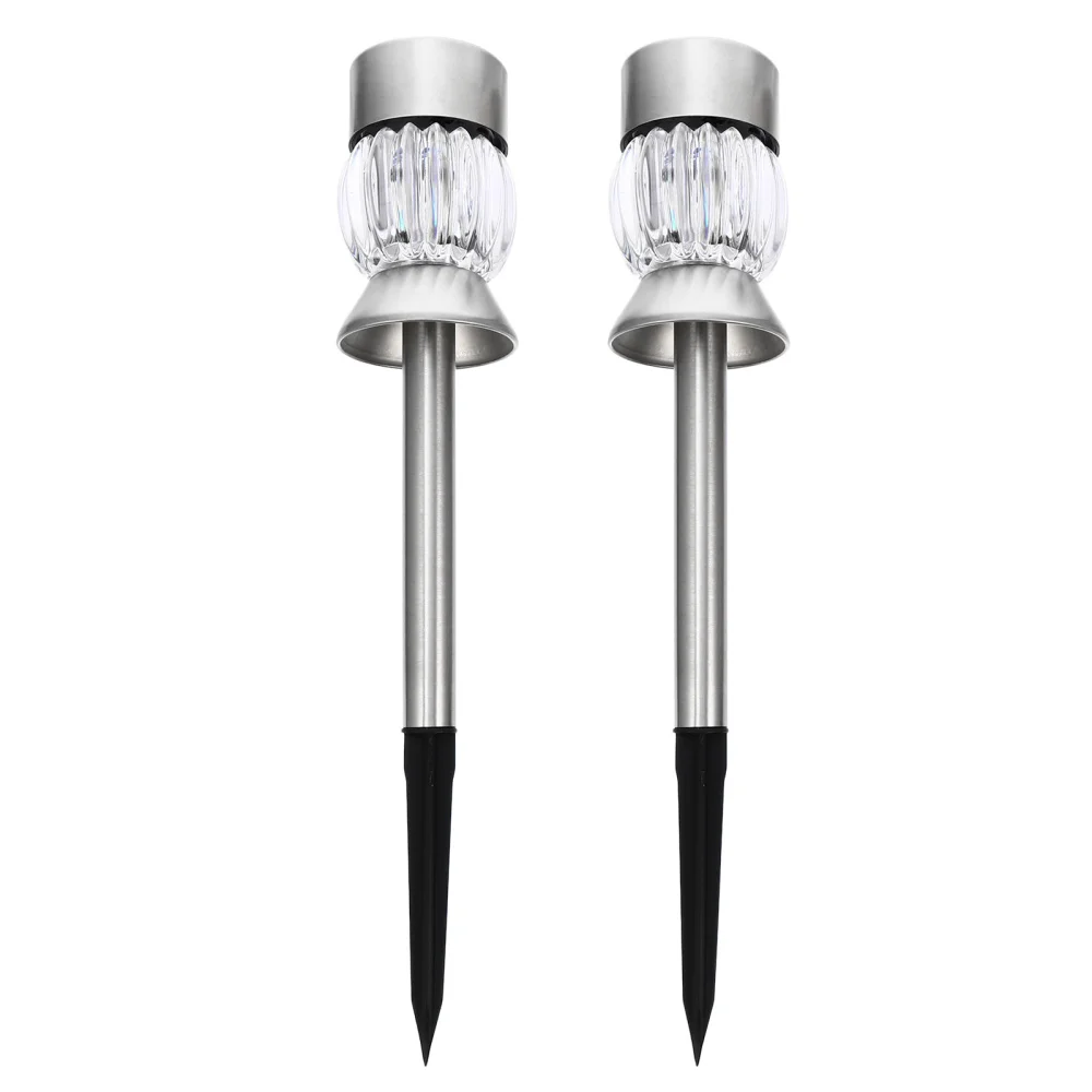 

2pcs Solar Yard Light Lawn Light Outdoor Waterproof Lamp Pumpkin Lamp (White)