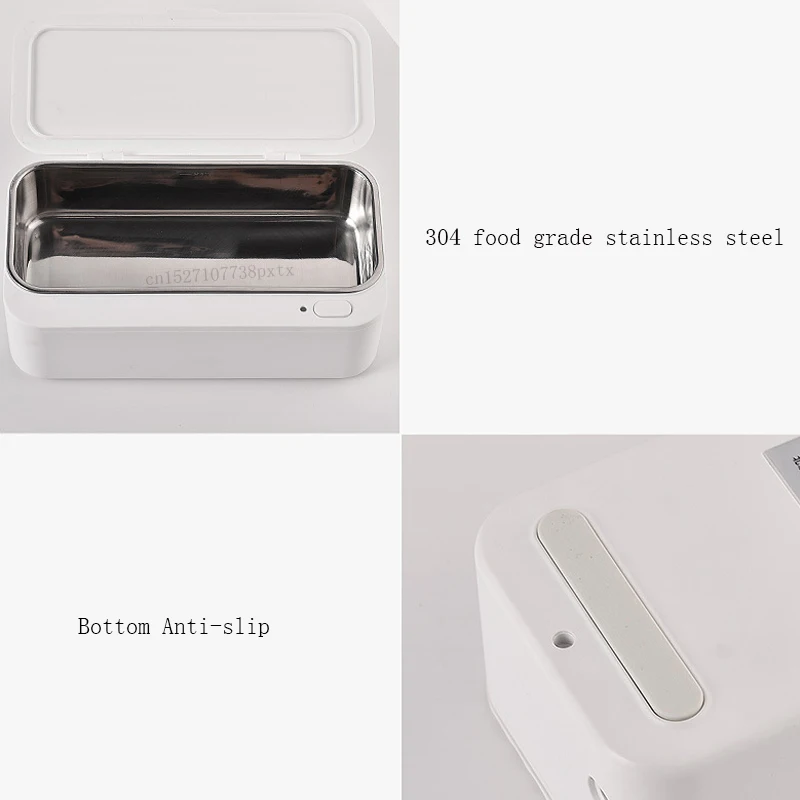 Xiaomi EraClean Ultra sonic Cleaner 45000 Гц очки часы Стоматологическая бритва щетка ультразвуковая звуковая очистка резервуар