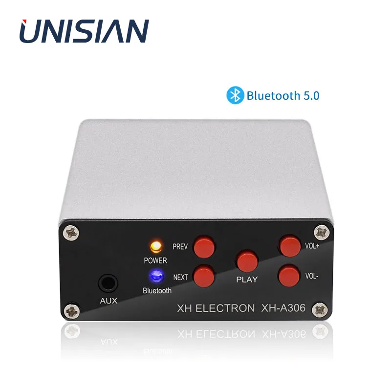 Плата аудио усилителя UNISINA TPA3116D2 Bluetooth 5 0 TPA3116 2 каналов 50 Вт + цифровые Стерео