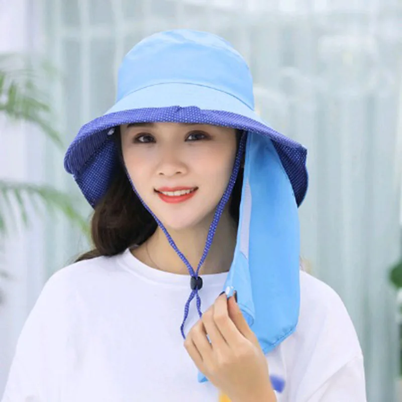 

Sun Hats For Women Visors Hat Fishing Fisher Beach Hat UV Protection Cap Pink Casual Summer Removeable Caps Large Wide Brim Hat