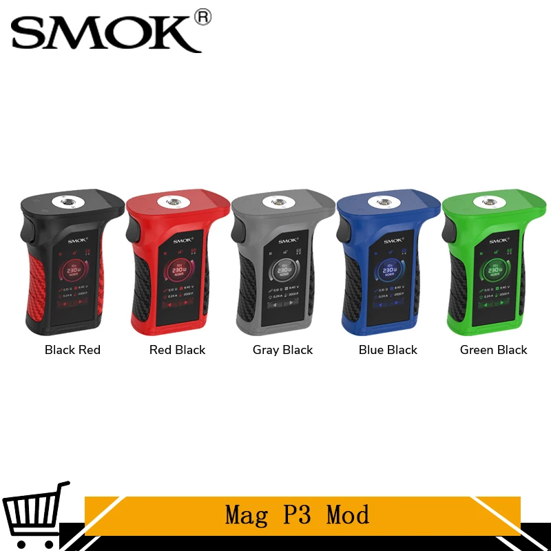 Оригинальный бокс мод SMOK Mag P3 230 Вт электронная сигарета водонепроницаемый вейп