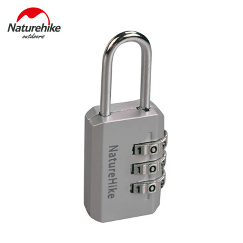 Замок для багажа Naturehike с 3-значным кодом Многофункциональный замок паролем