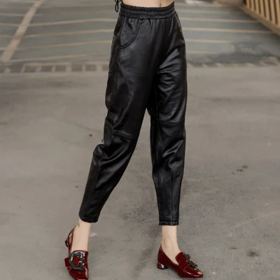 

2019 New Fashion Genuine Sheep Leather Pants BP43