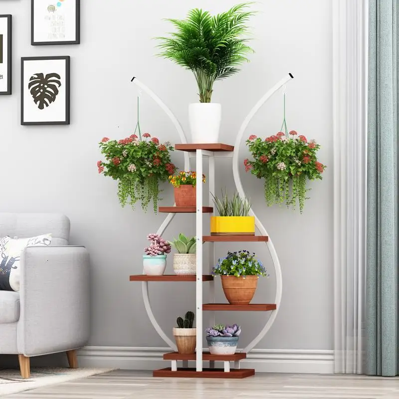 

Настенная деревянная подставка для растений, для балкона