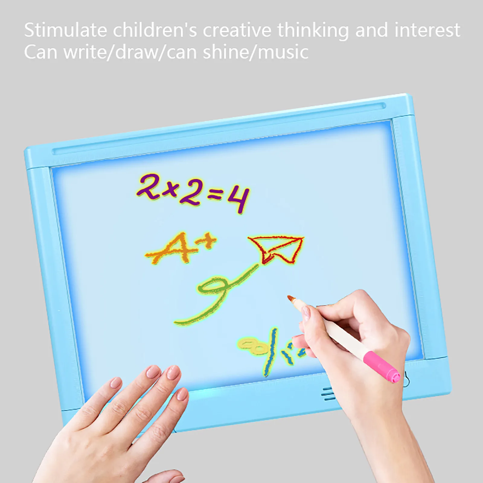 Drawing Handwriting Pad 3D Magic LED Writing Board Luminous Graffiti Educational Toy For Children Gift | Канцтовары для офиса и