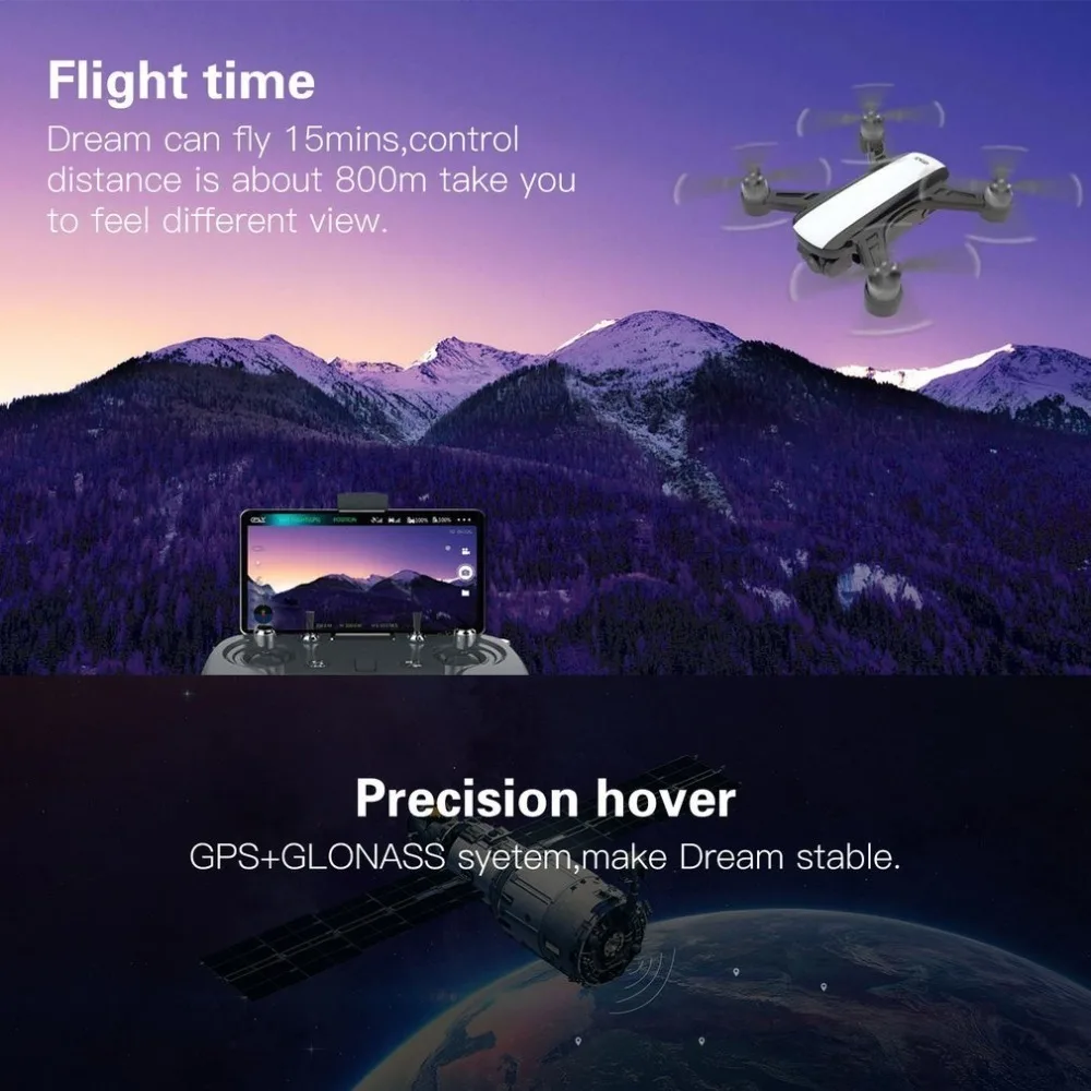 Новинка c fly Cfly Dream Gps Радиоуправляемый бесщеточный Дрон с видом от первого лица