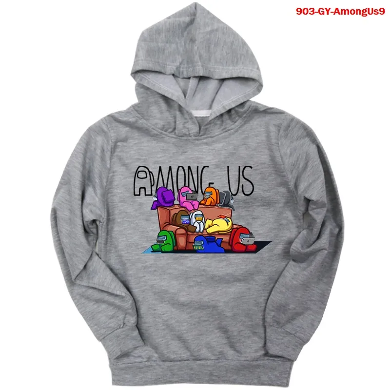 

Hoodie Children's Clothes AmongUs-Printed Sweatshirt Long-Sleeve Warm Kid Clothes Harajuku Funny AmongUs Hoodies Pullover Tops