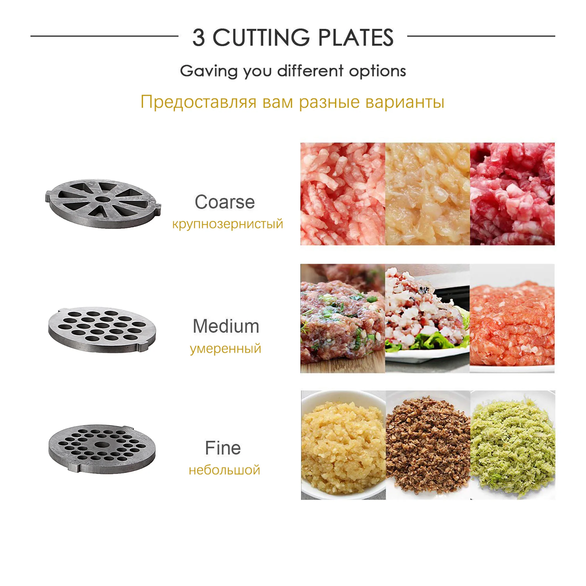 Электрические мясорубки сверхмощная мясорубка шприц для сосисок Кухонный