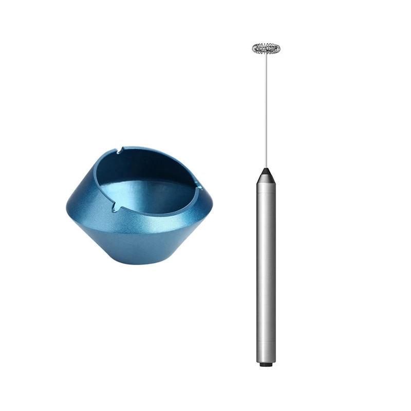 

Пепельница в форме НЛО индивидуальная креативная пепельница с молочным пенообразователем Ручной смеситель на батарейках пенообразовател...