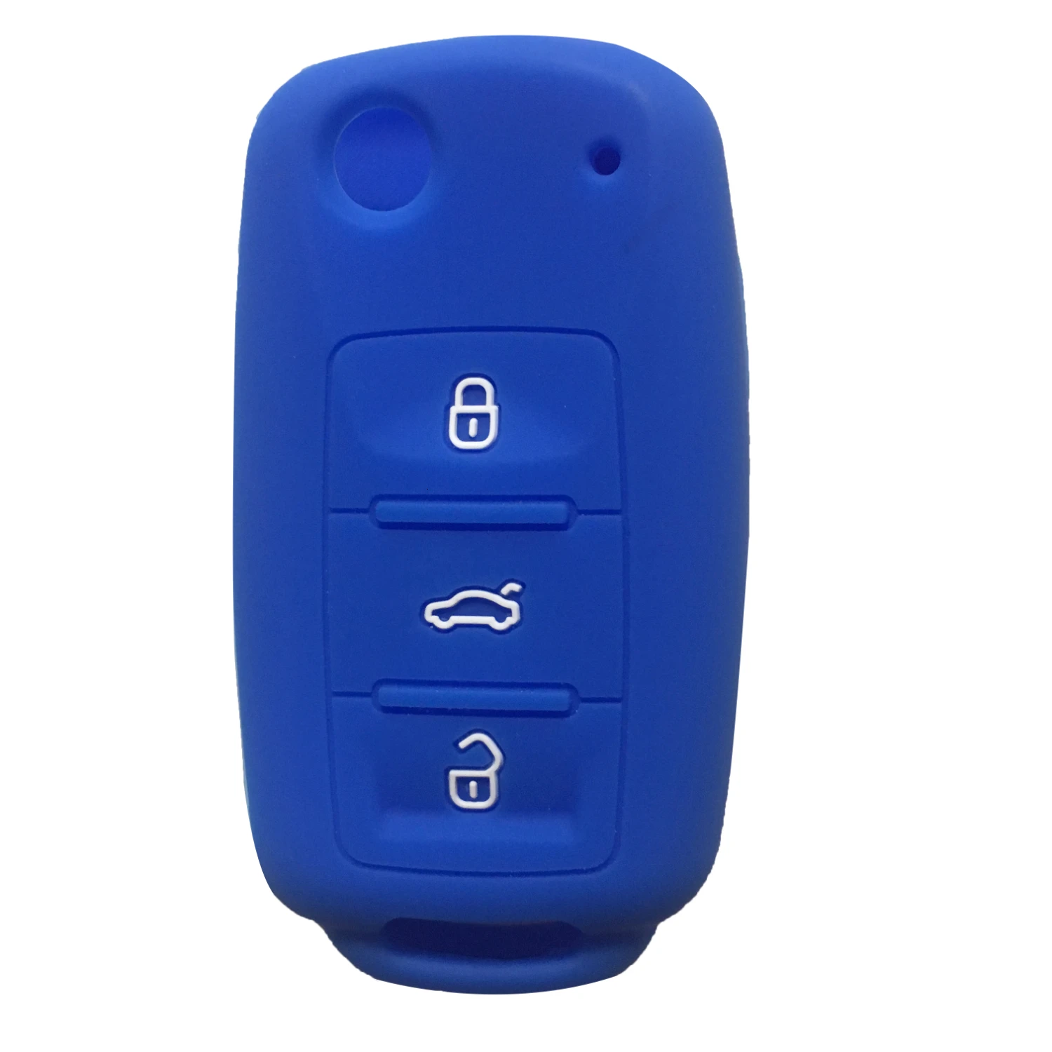 Silicone Car Key Cover Cap For Vw Golf 7 Jetta Passat Beetle Polo Bora Flip Remote Control Alarm Case Keys | Автомобили и