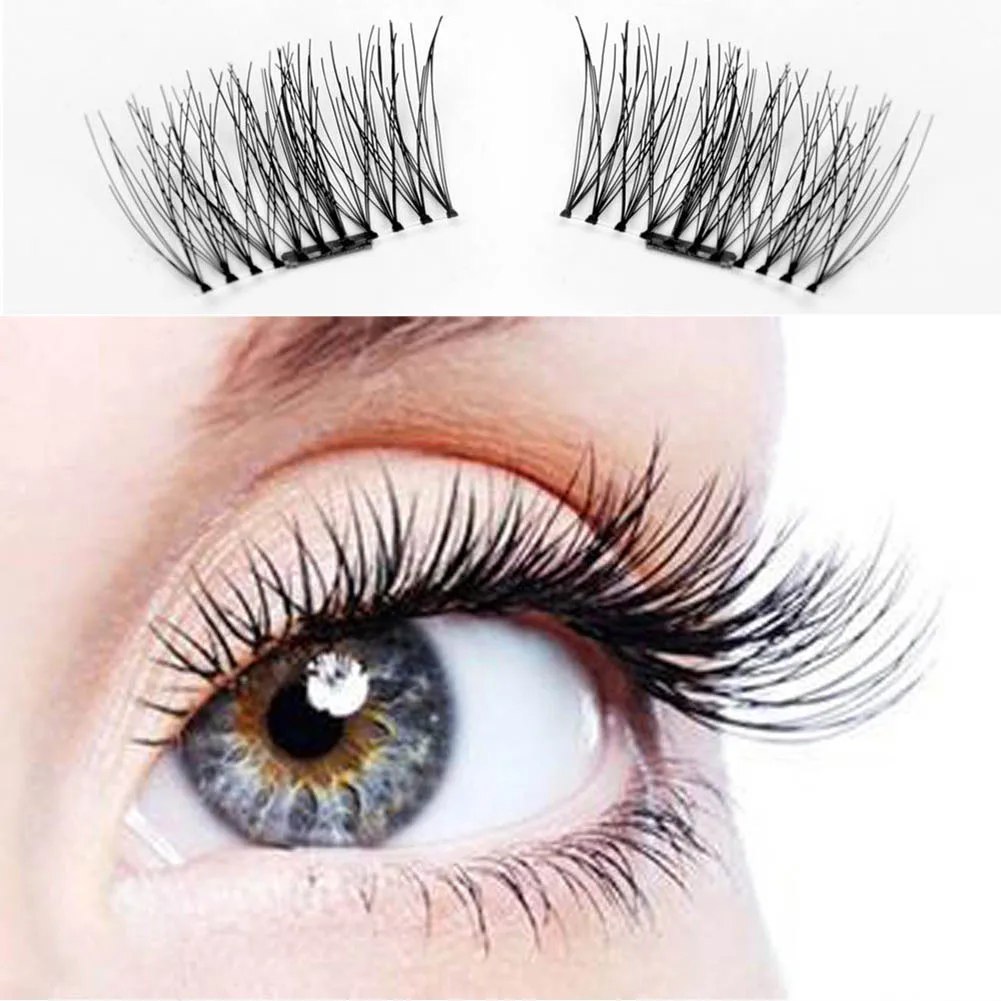 Ресницы 3D Магнитные многоразовые накладные магнитные длинные натуральные