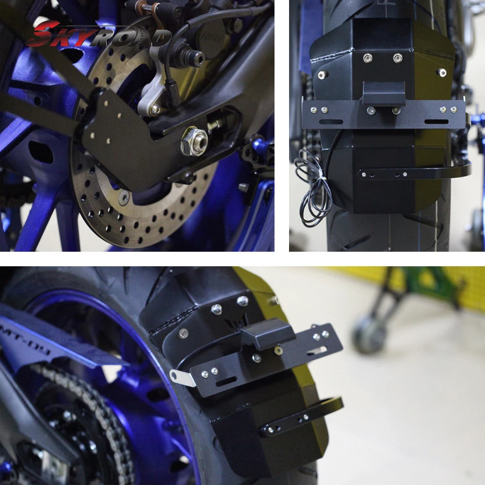 Держатель номерного знака для YAMAHA MT FJ 09 MT09 Tracer FJ09 заднее крыло мотоцикла защита