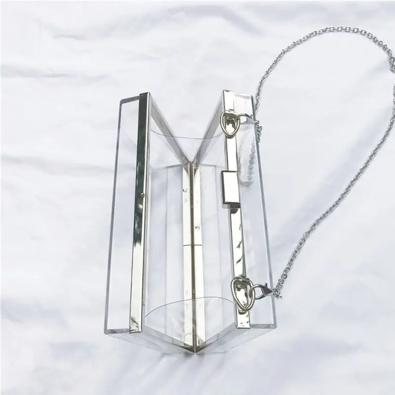 

Women Acrylic Prom Handbag Ladies Wedding Party Evening Clutch Banquet Purse Shoulder Bag J60D