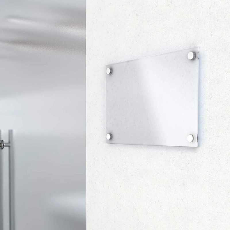 50 Packs Sign Standoff Screws Advertising Stainless Steel Wall Mounts Glass Acrylic Nail for Artwork and S | Обустройство дома